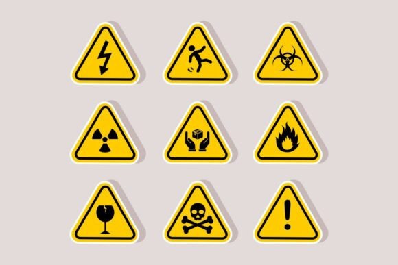 Download Hazard Warning Signs Elements Collection - Men Collection