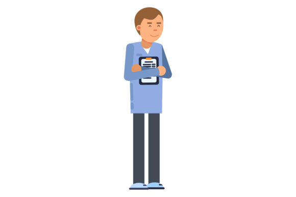 Download Pharmacist Character. Medical Treatment - Men Collection