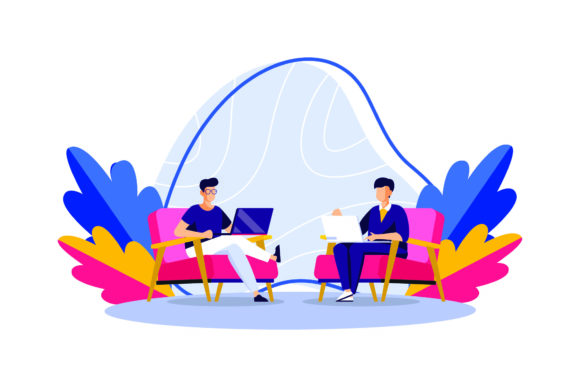 Download Flat Illustration Asset - Office - Premium Bundle